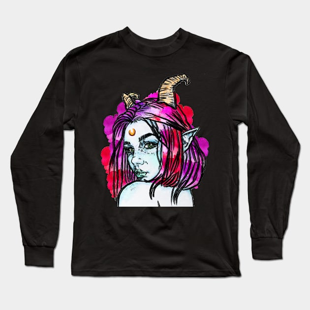 Fairy godess Long Sleeve T-Shirt by Art by Ergate